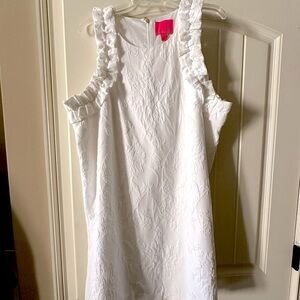 Lilly Pulitzer “Kailee” Ruffle Shift Dress, XL